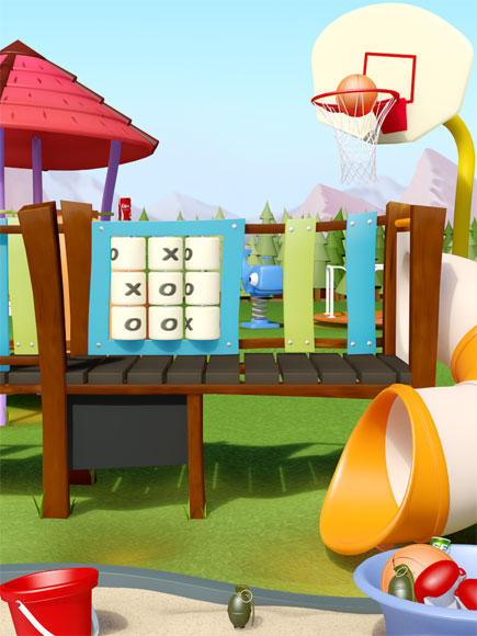 Playground Bully iPhone Game Concept Art